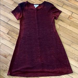 Molly Mallow Evening Petite Burgundy Dress size 8